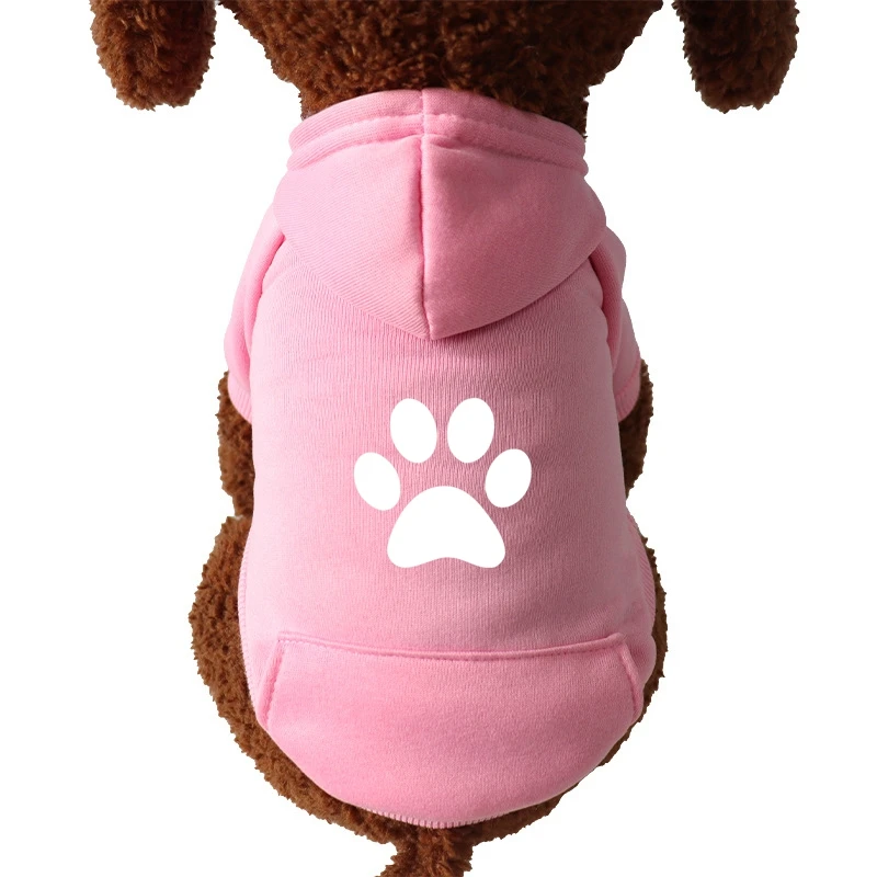 Winter Pet Dog Clothes Hoodie for Big Dogs, Sweatshirt Small Medium Large Dogs Jacket Clothing Labrador French Bulldog Costume