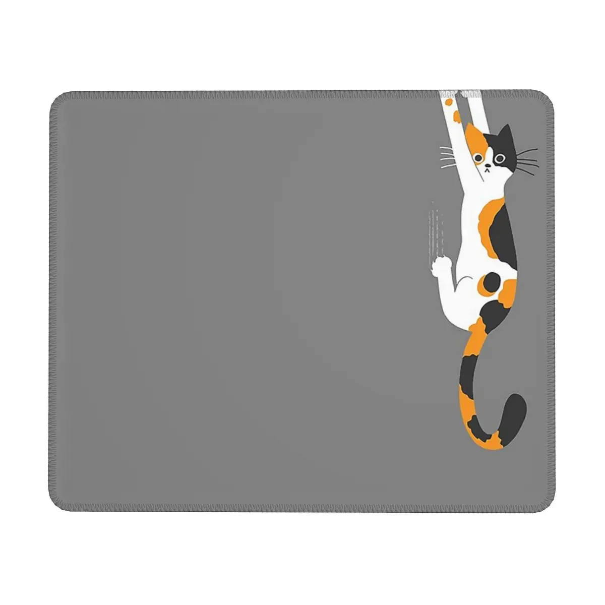 

Calico Cat Hanging On Mouse Pad Computer Keyboard Mouse Mat Gamer PC Desk Mat Office Table Mats