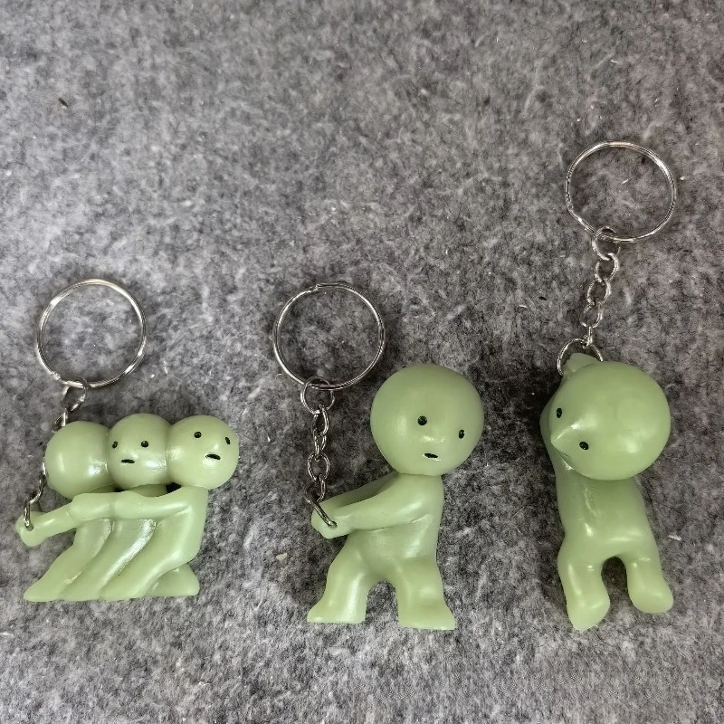 

Мультяшные слитки, светящиеся в темноте, серебристые фигурки эльфа, слепая коробка, игрушки, брелок, коллекция, подвеска, подарки для детей