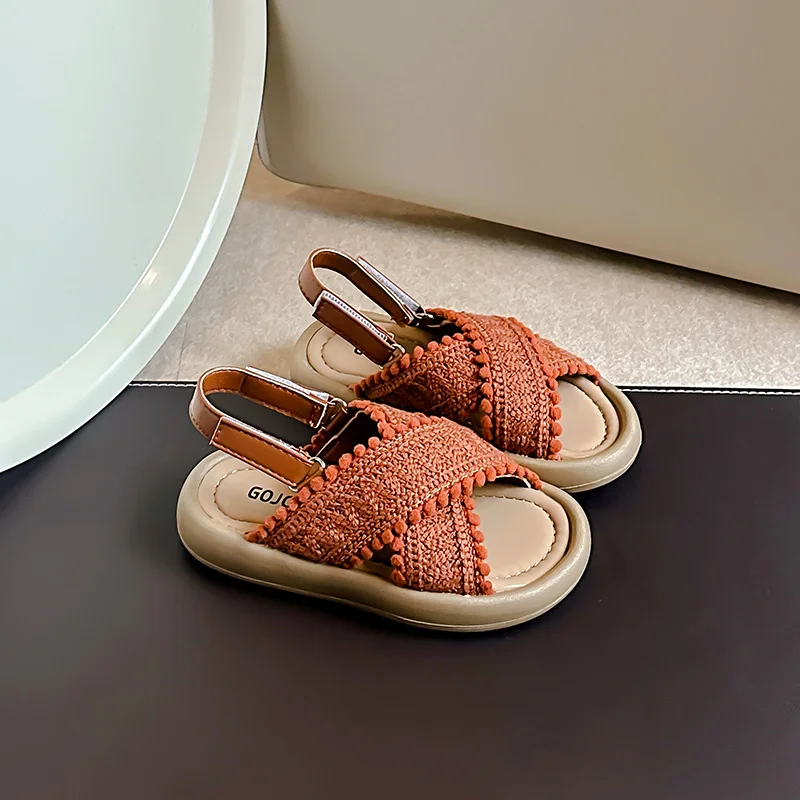 Summer neonate Cute Children Hollow Back Straps Beach Toddler Shoes sandali comodi bellissimi bambini con punta tonda aumentano