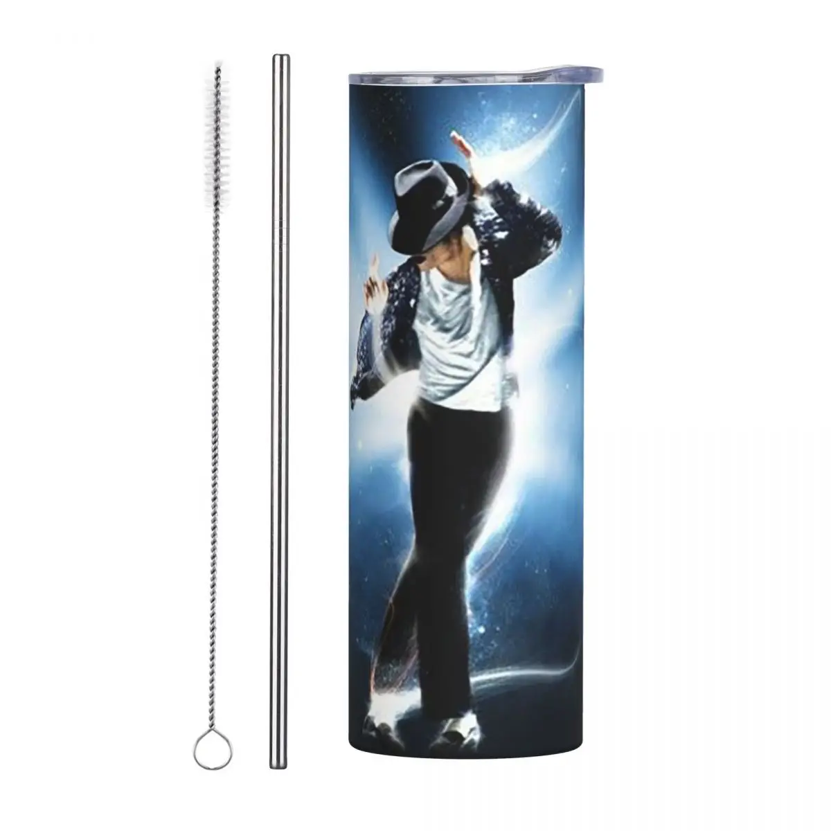 

Майкл Джексон, музыканты, певцы, танцоры, стакан из нержавеющей стали, вакуумные изолированные кружки, термохолодная чашка, соломинка с крышкой, 20 унций