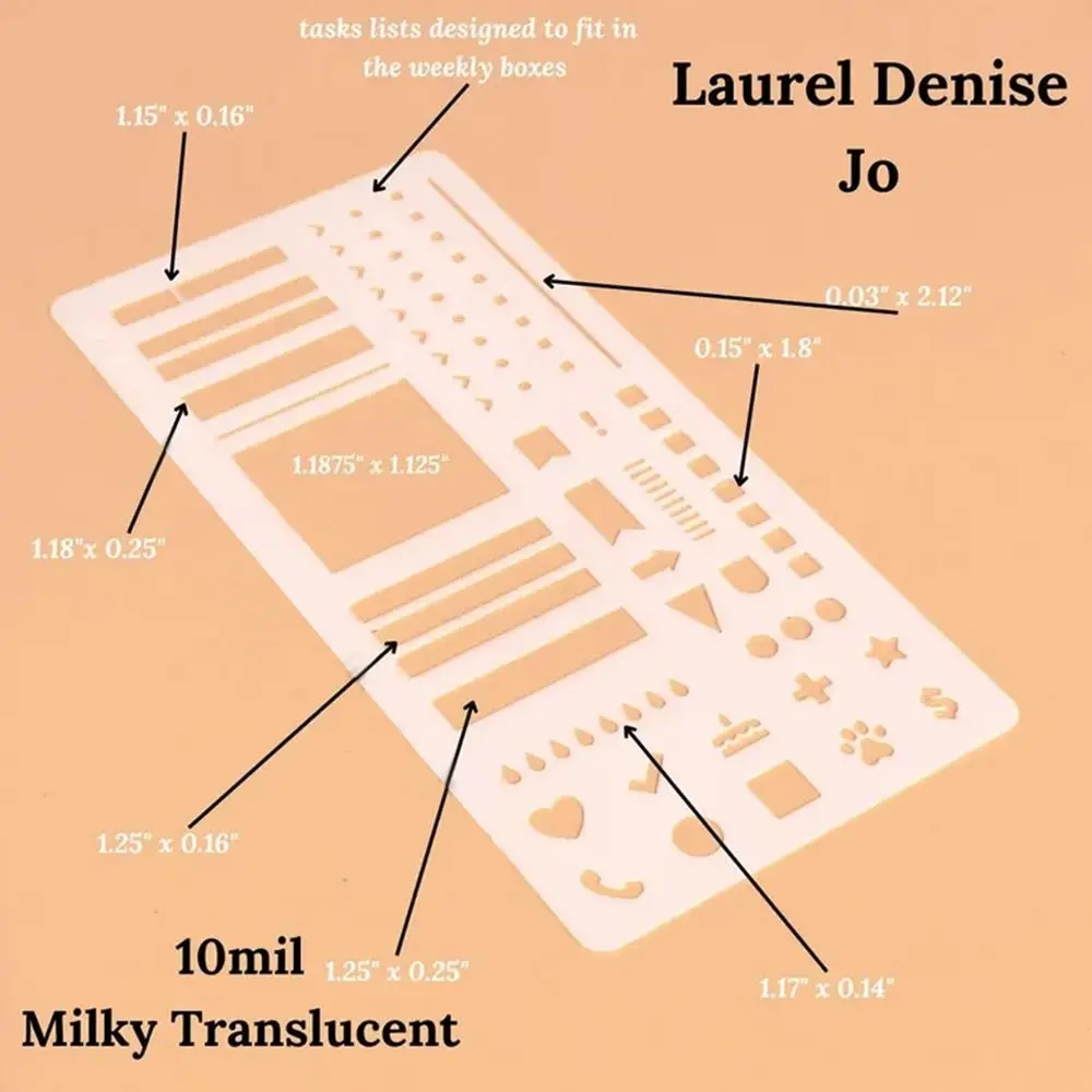 قوالب يدوية للتخطيط، شبكة نقطية، قالب تسجيل مرن مصنوع يدويًا، قالب تخطيط سجل قابل لإعادة الاستخدام #1