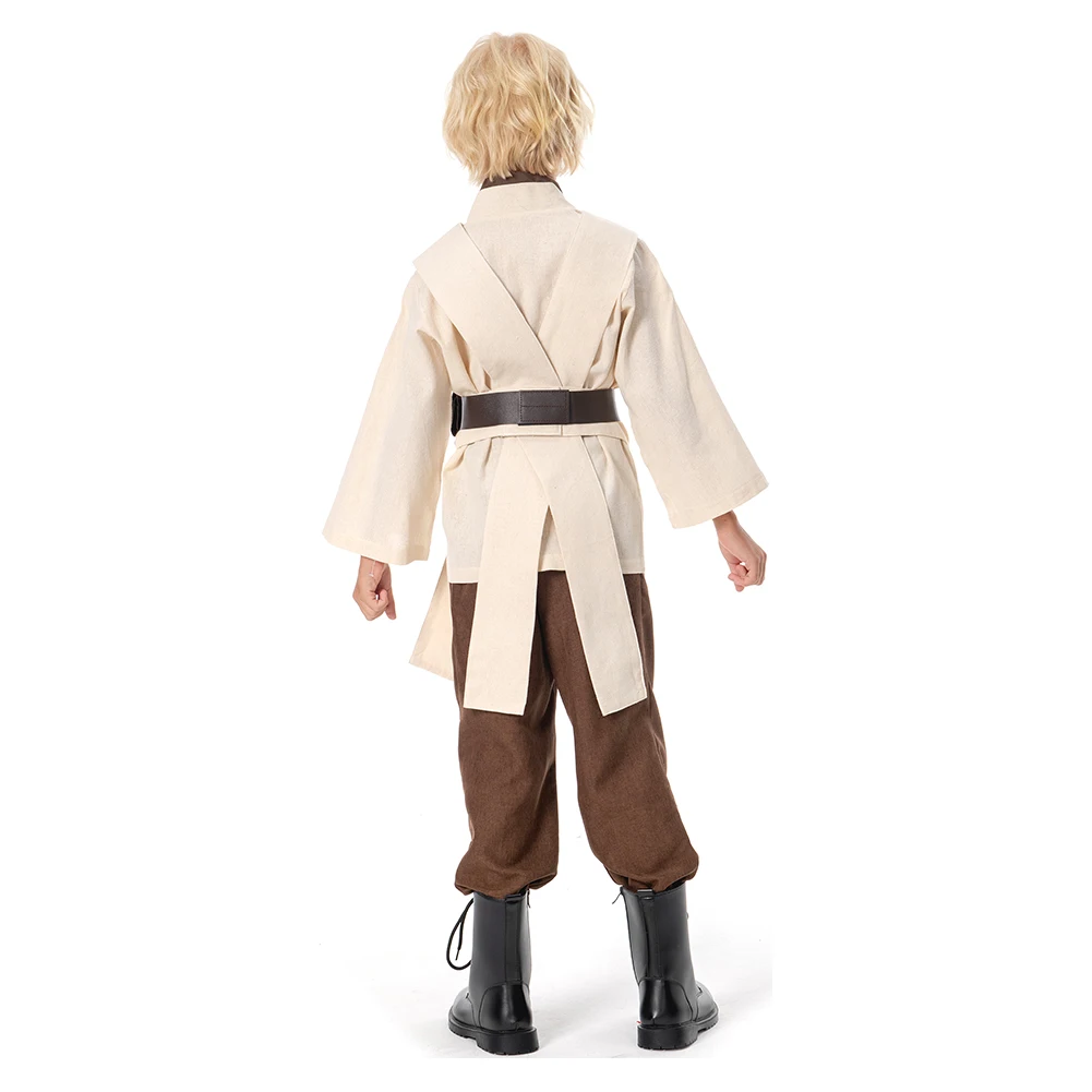 Anakin Jedi Cosplay Costume pour enfants, film, bataille de l'espace, Obi Wan, Everak, habillage pour enfants, carnaval de fête pour garçons, imbibé