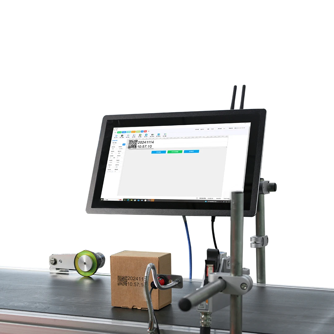 Docod TX2-1 Portable Seamless Thermal Inkjet Printer Industrial TIJ Online Barcode Splicing Printing Expiry Date Coding Machine