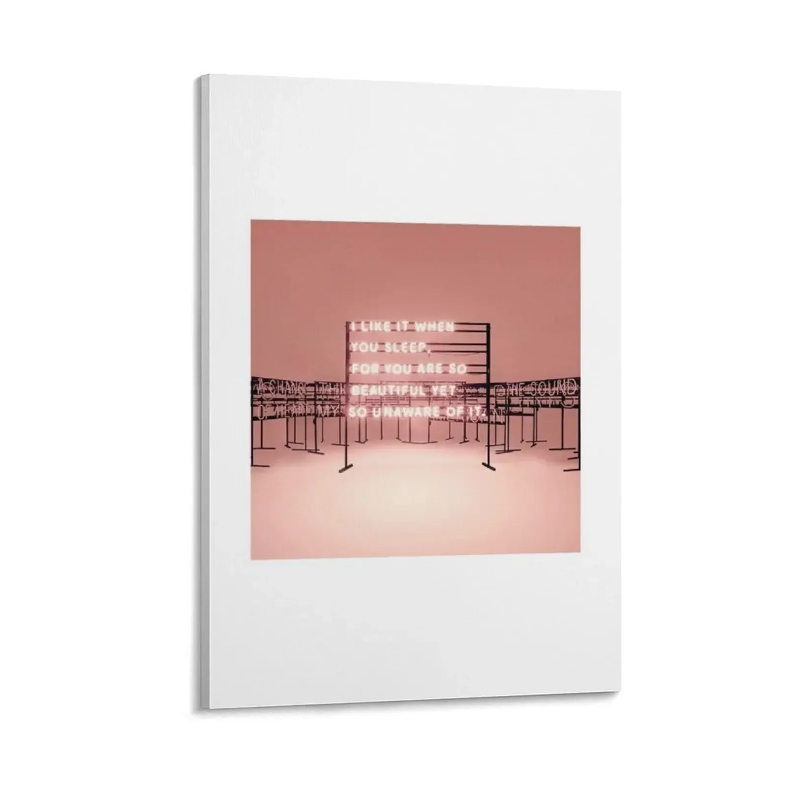 

THE 1975 - I like it when you sleep for you are so beautiful yet so unaware of it. Canvas Painting room decorations for men