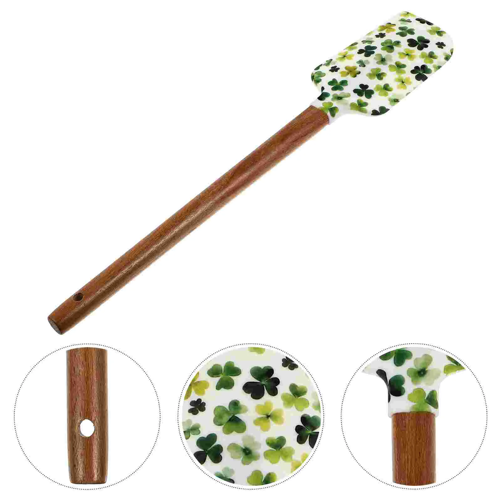 

3 Pcs Sticker Release Paper Silicone Spatula Post Cream Spreader Accessories Cake Wood Butter Scraper Vacation