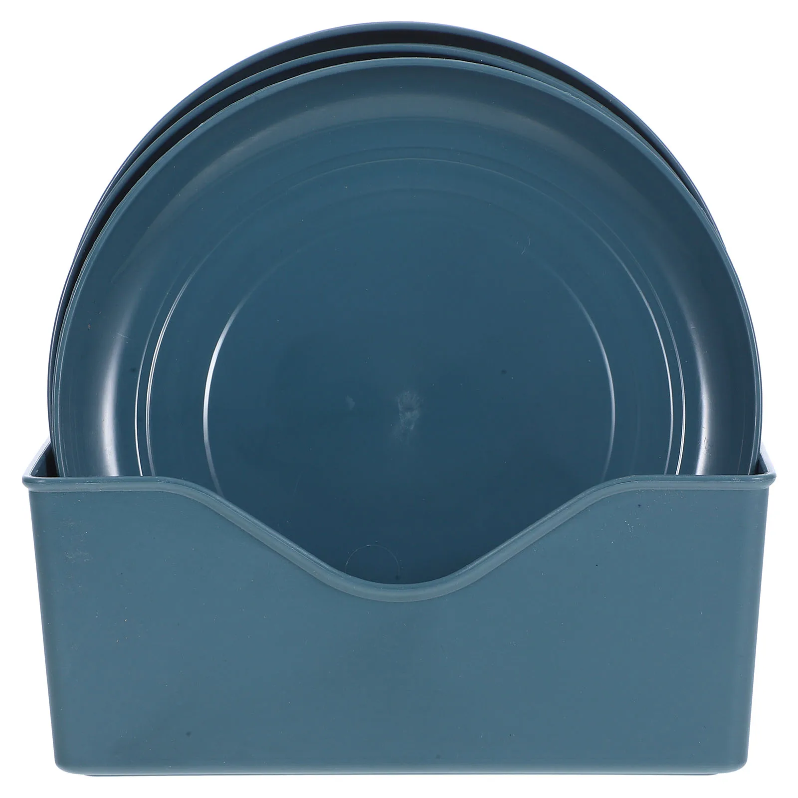 

8pcs Cat Food Bowls for Short-Legged Cats Square Plates with Stable Anti-Fatigue Neck Protection Pet Bowl for Indoor