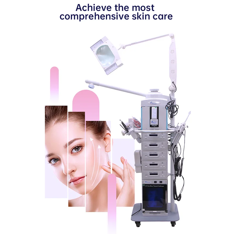 NV-1608A  19 In 1 Multifunction Facial Machine Beauty Salon Multifunction Facial Skin Beauty Machine