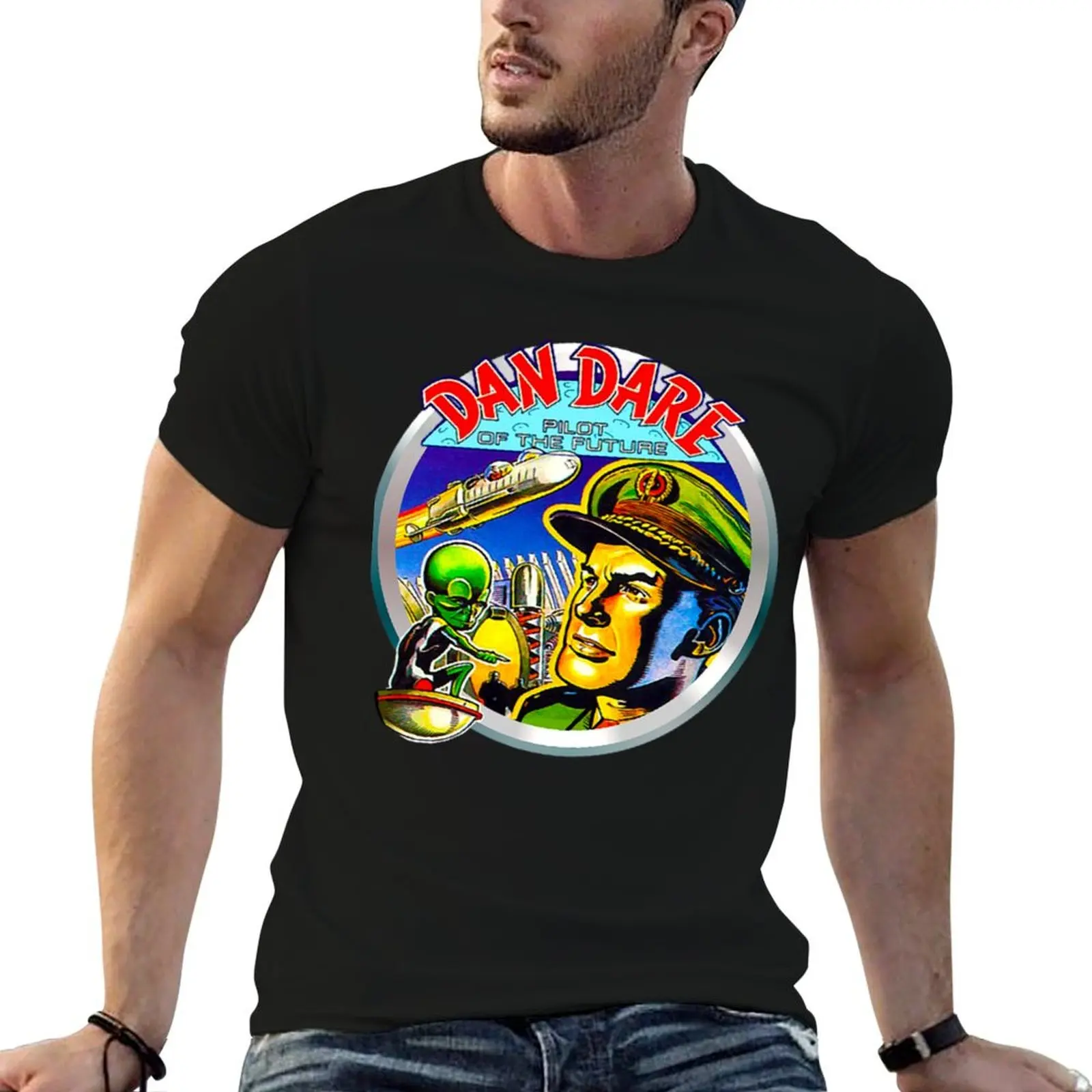 Dan Dare T-Shirt Basic Regular Fit Casual T-Shirt