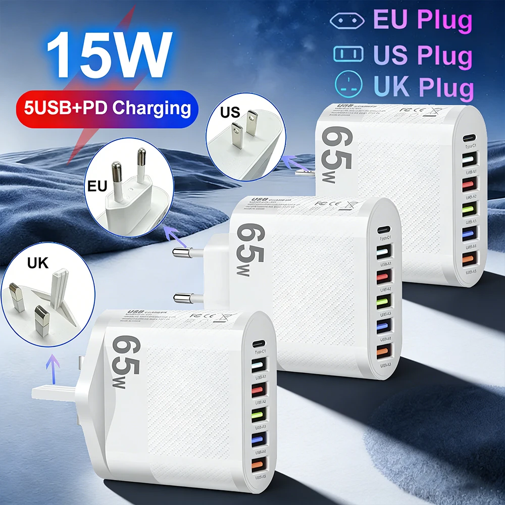 3.1A 5Ports Usb Cha…