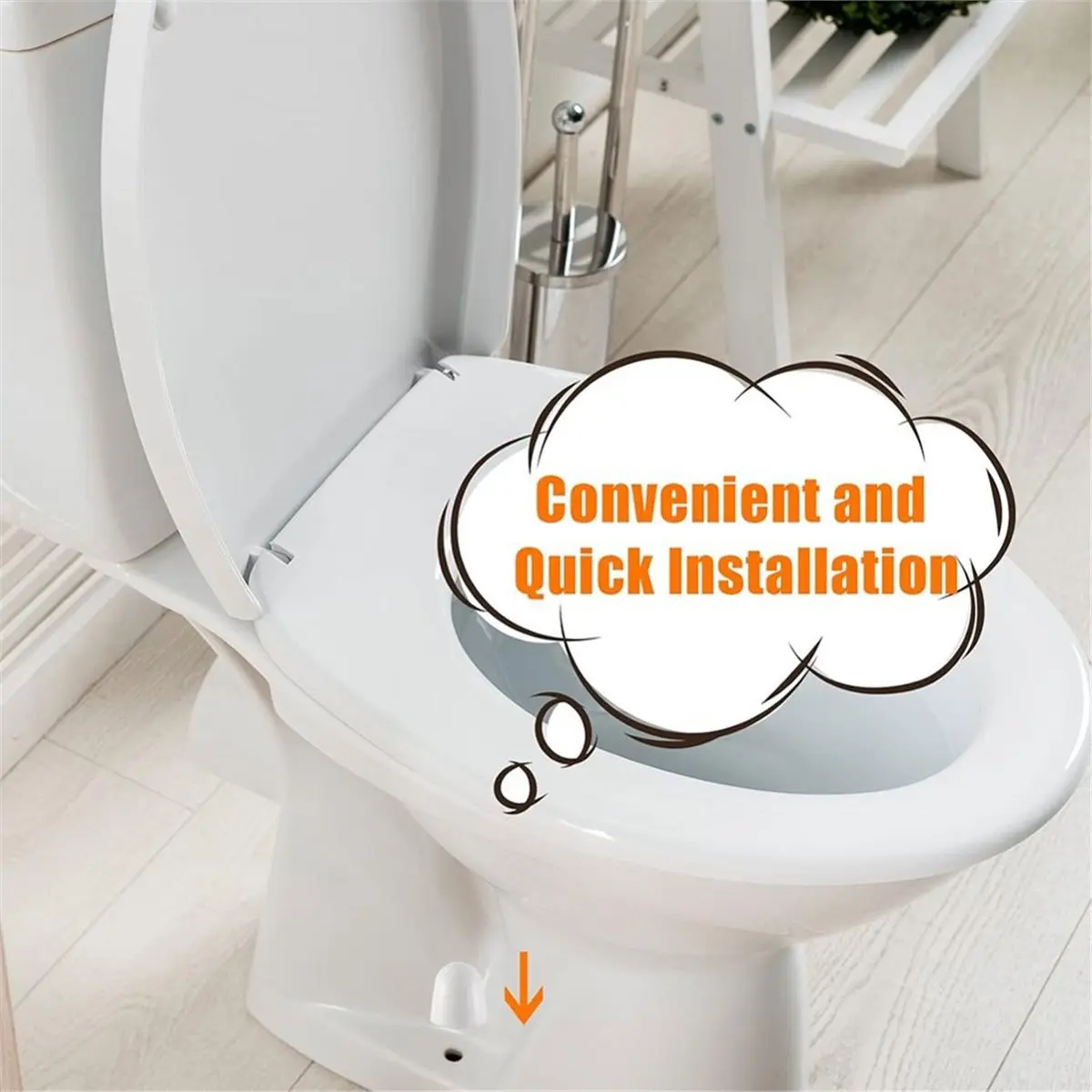 TOP!32 Packs Universal Toilet Bolt Caps Plastic Round Push on Toilet Covers with Extra Washers, 1.45 Inch Height