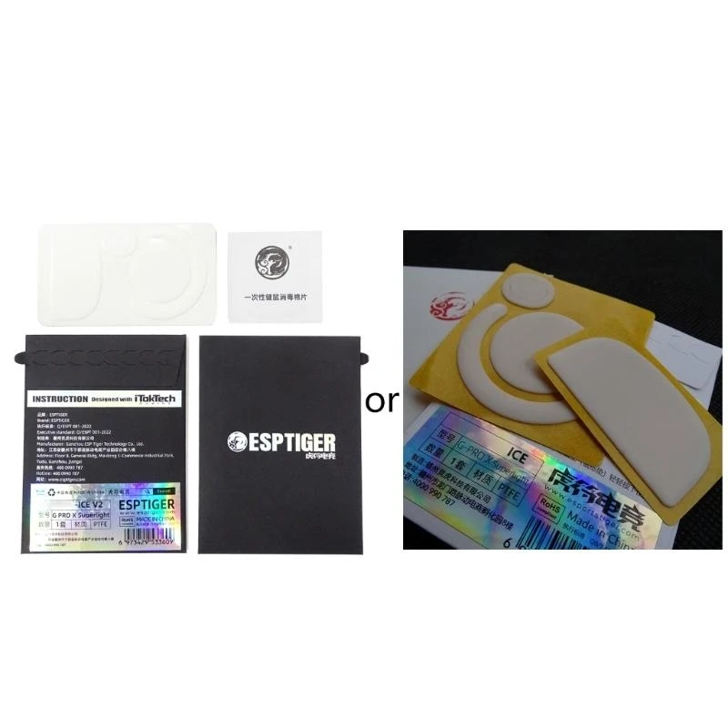 

Esportstiger Gaming Mouse Skates для ног для гром