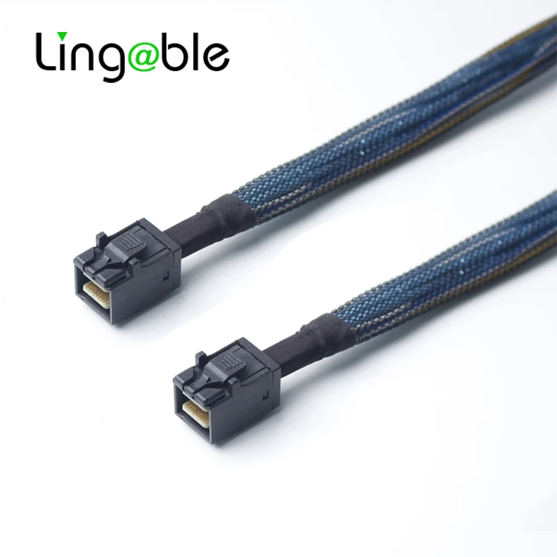 

Lingable Mini SAS 36Pin (SFF-8087), хост/контроллер типа штекер на 4 SATA 7Pin, целевый/строгий Raid кабель сервера 0,5 м
