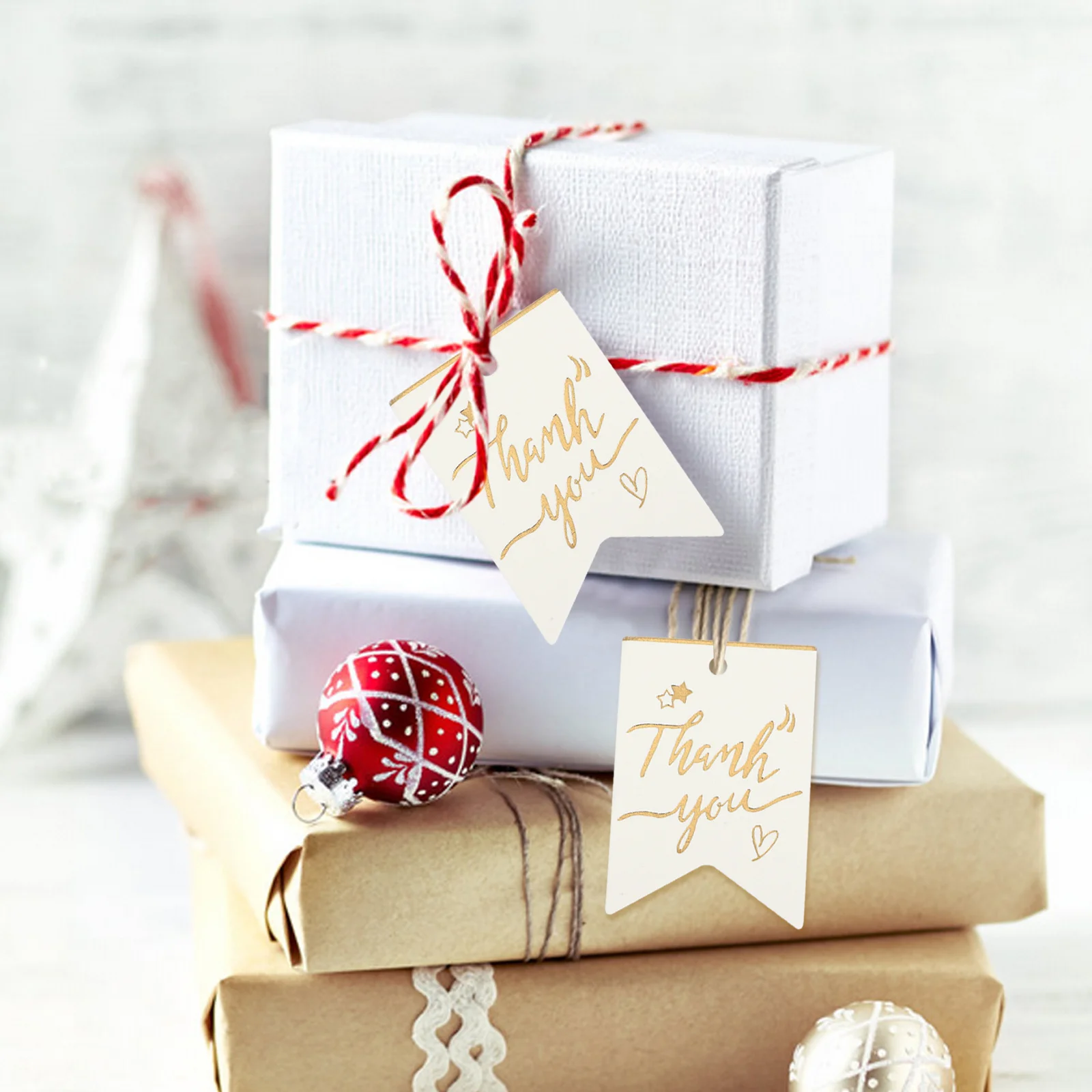 100 قطعة من ملصقات شكر رائعة لتغليف الهدايا لحفلات الزفاف وحفلات أعياد الميلاد وحفلات الزفاف المعلقة بنفسك #2