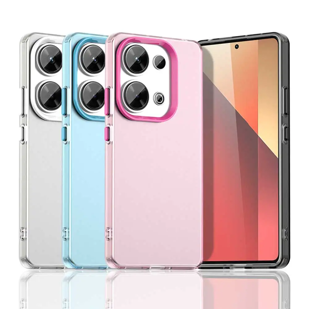 Funda esmerilada para Redmi Note 13 Pro, Funda Redmi Note 13 Pro + Plus, Funda mate translúcida para PC, parachoques trasero Redmi note 13 Pro