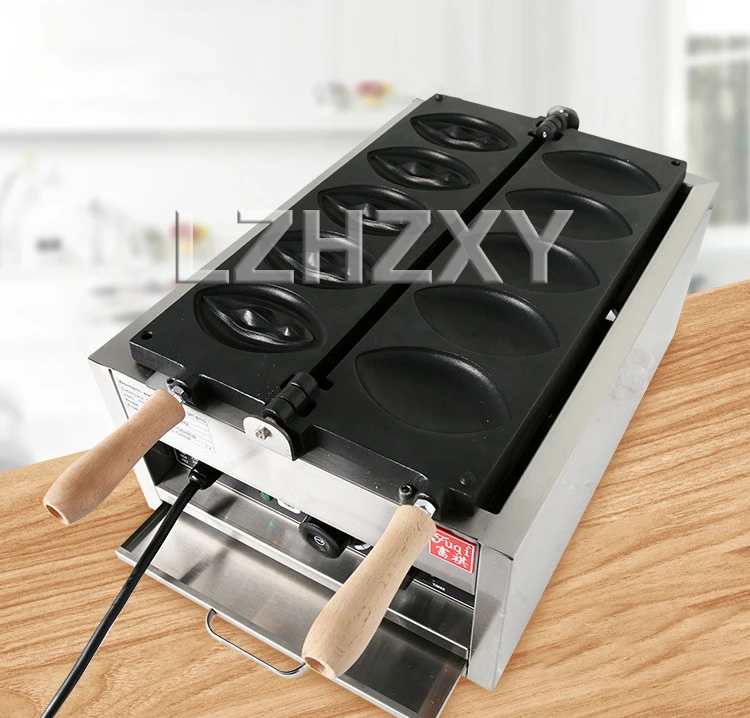 여성 여성 음부 와플 메이커 기계, CE 전기 상업용, 질 와플 메이커, 5 개