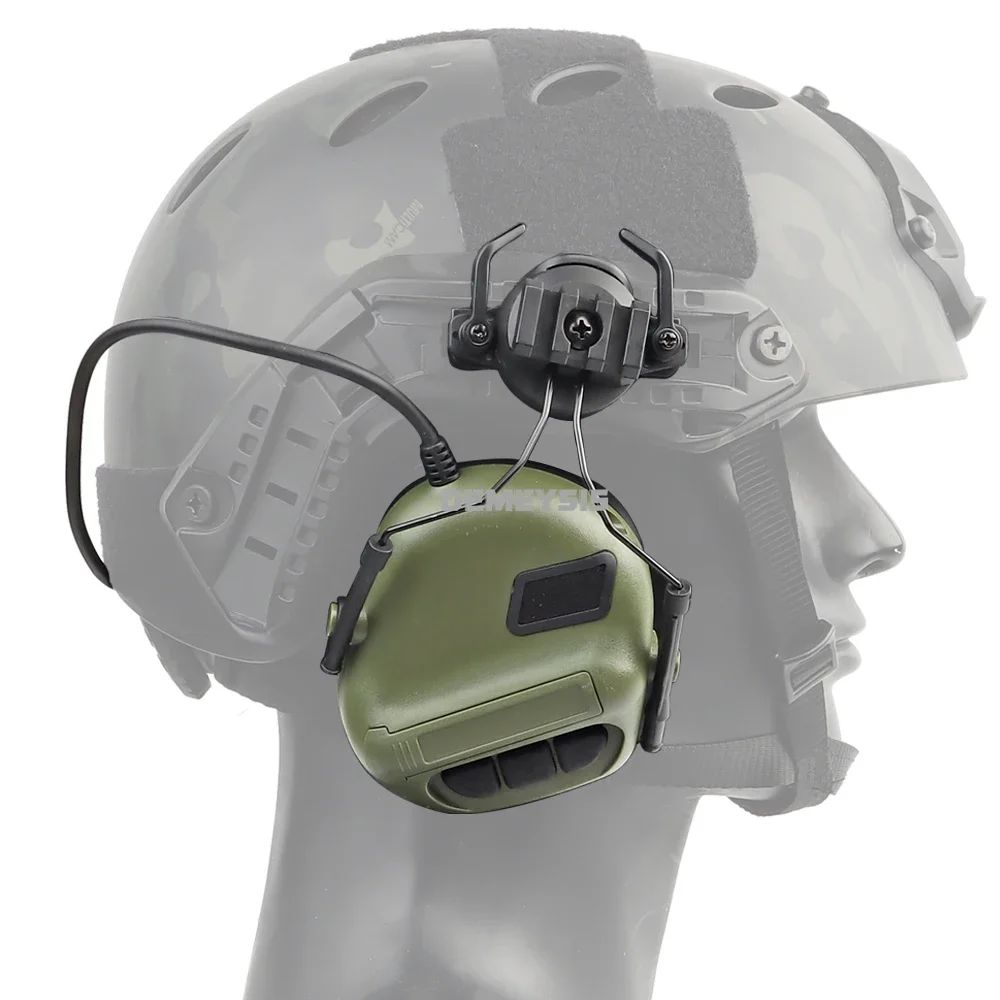 Auriculares tácticos de caza y tiro de alta calidad, casco de caza al aire libre, orejeras, Airsoft, Paintball, CS, juego de guerra