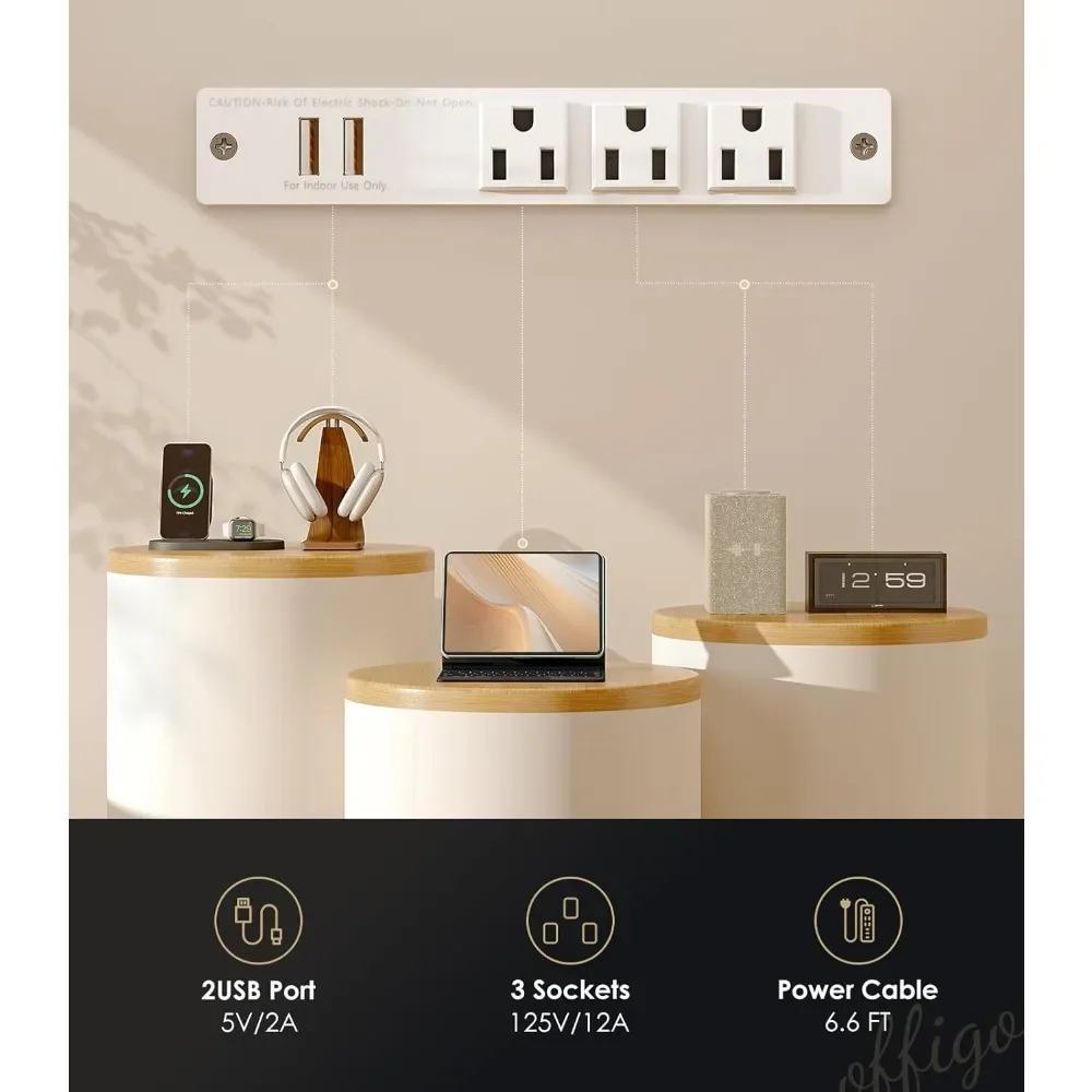 Meja Berdiri Elektrik 55-Inci yang Dapat Disesuaikan Tingginya dengan Laci, Rak Keyboard, Stopkontak, dan Lampu LED