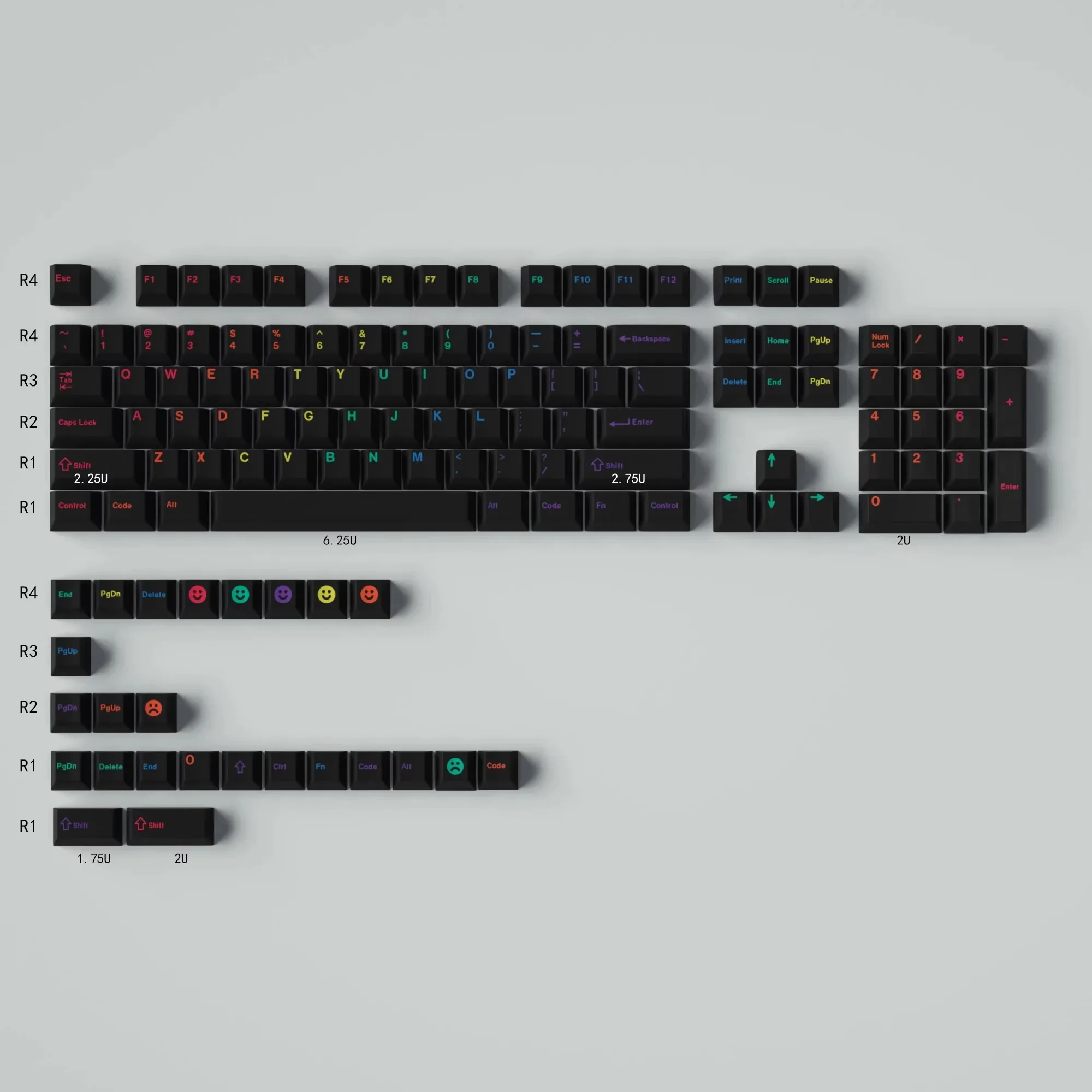 GMK-teclas personalizadas con personalidad, PBT, perfil de cereza, lindo Anime, punto, Teclado mecánico, Crush80