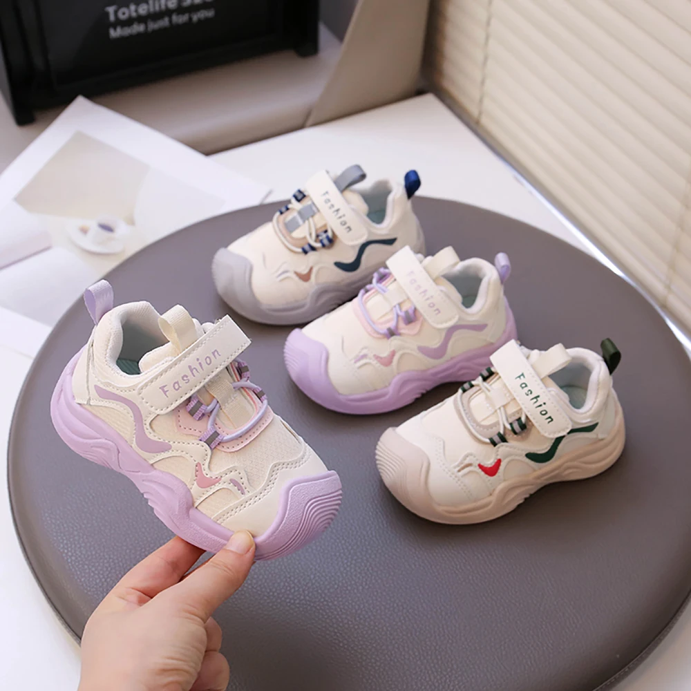 

Lightweight Autumn Comfortable Leisure Sport Shoes Children Soft Soled Trend Fashion Boy Girl Running Shoe Fashionable Sneakers