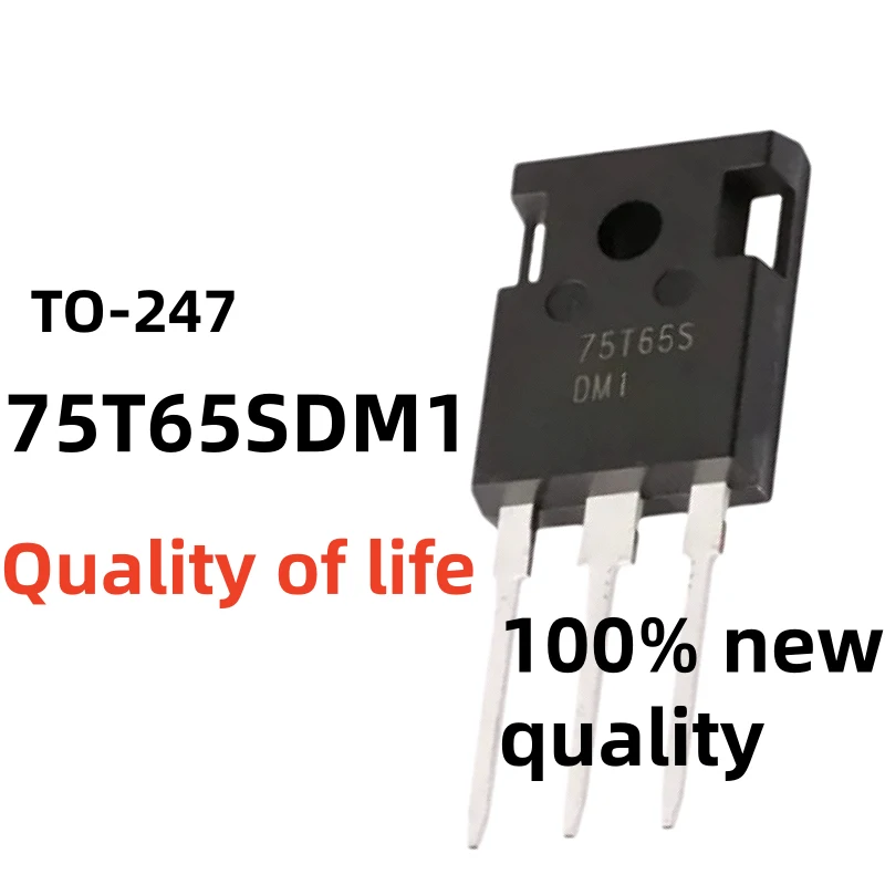 High quality 5/10/20PCS SGT75T65SDM1 Quality of life TO-247 75T65S 75T65SDM1 75A 650V IGBT power transistor