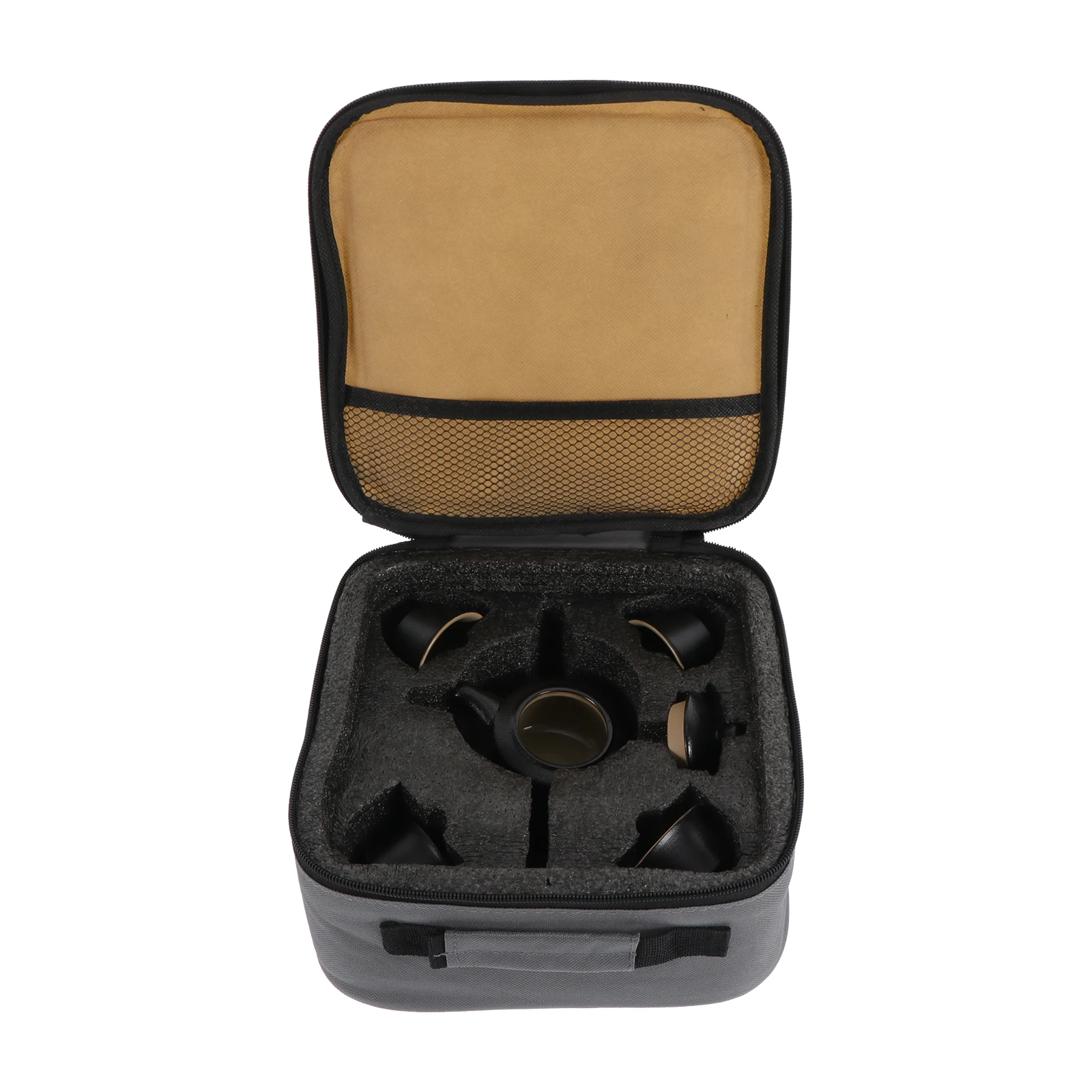 

1Set Travel Tea Set Premium Ceramic Teapot Porcelain Teacup Clip Tray Stylish Gift Birthday Housewarming Festival Tea