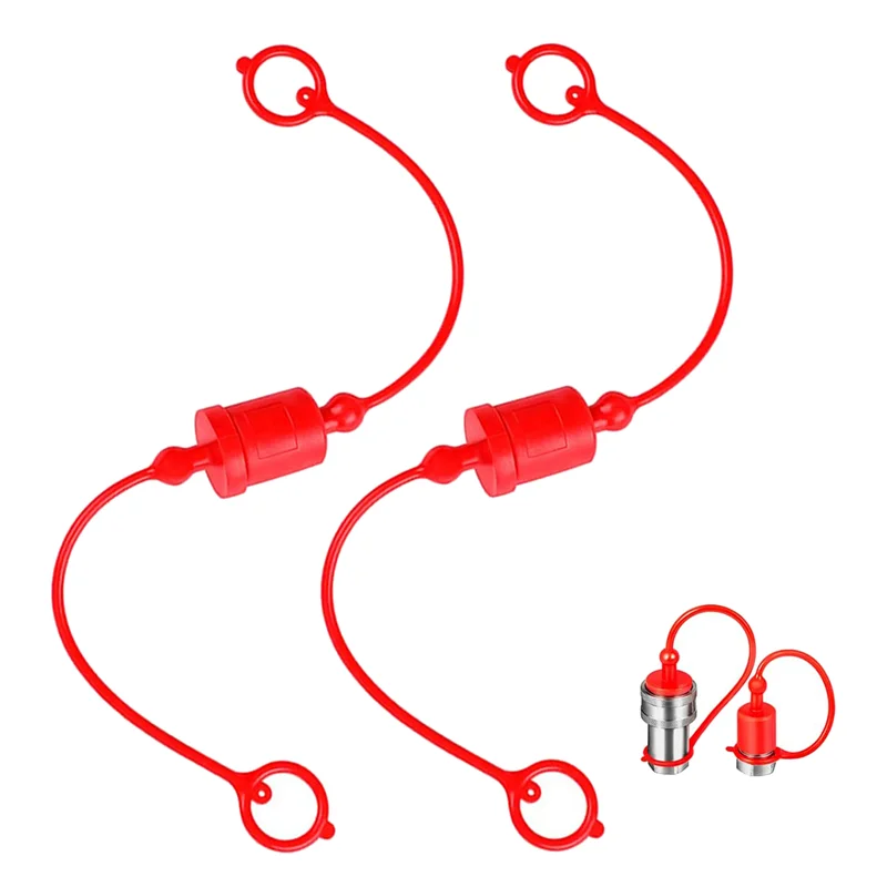 Сейчас в тренде Гидравлический быстроразъемный соединитель ISO-A 1/2, пылезащитный колпачок с внутренней вилкой, подходит для гидравлического быстроразъемного соединителя