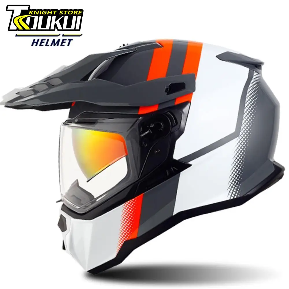 Motorcycle Helmet Casco Moto Helmet Full Face Motorcyclist Motocross Capacete De Moto ECE DOT Approved Cycling Helmet Men Women