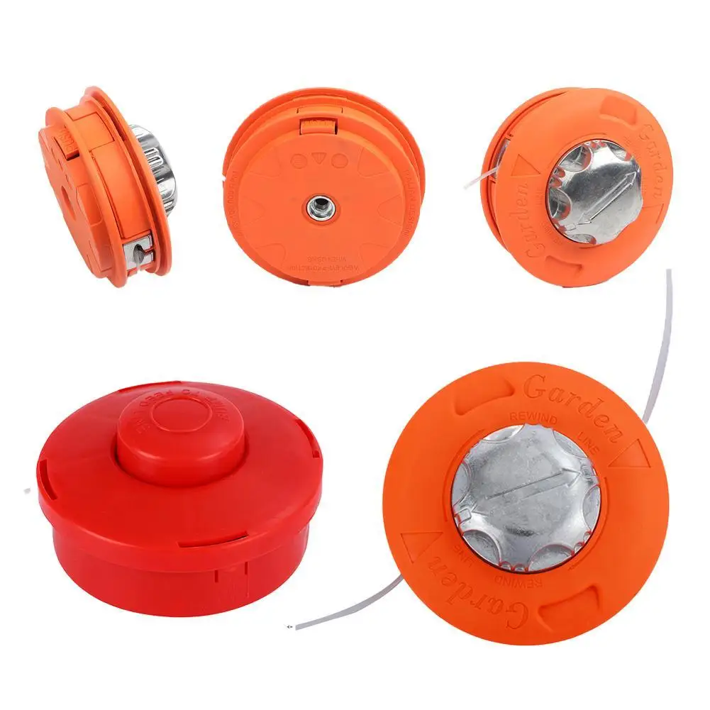 Garden Weeding Wheel Aluminum Cap Oma Grass Trimmer Head Lawn Mower Trimmer Head Wire Socket Aluminum Block No-disassembly