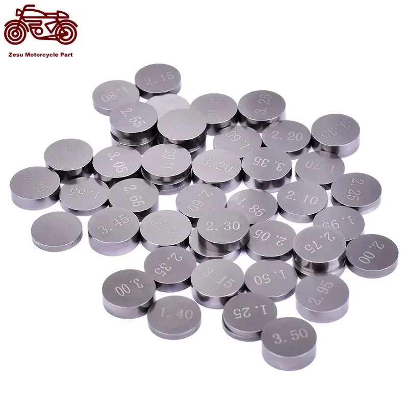 141Pcs Motorcycle 7.48mm Valve Shim Kit for Honda CRF 250R/X Kawasaki KX 250F Suzuki RMZ 250 Yamaha YZ 250F WR 250F Dirt Bikes