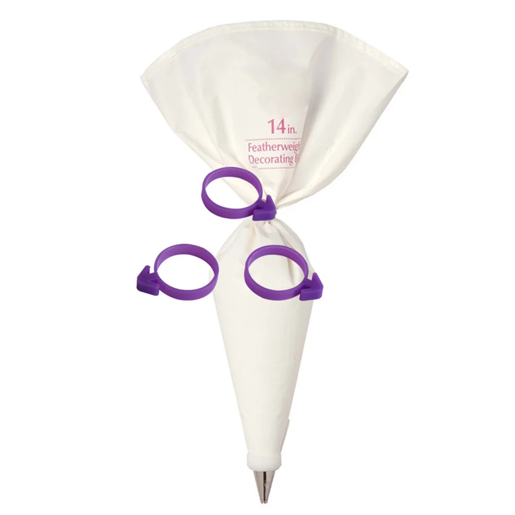 

20Pcs Piping Bag Sealing Belt Reusable Silicone Ring Keeps Cream Secure Ideal for Cake Decorating Baking Tools Set