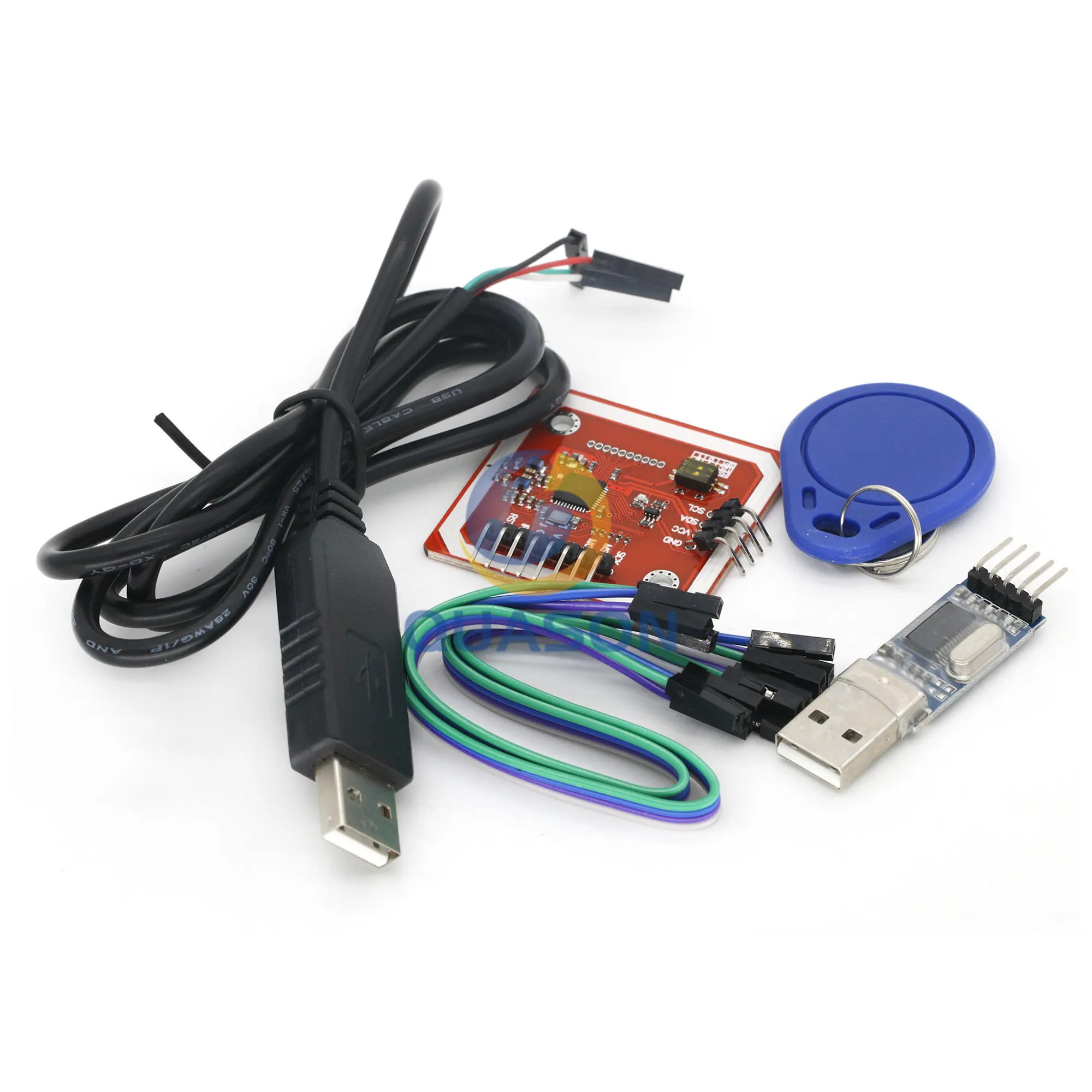 1Set PN532 NFC RFID Wireless Module V3 User Kits Reader Writer Mode IC S50 Card PCB Attenna I2C IIC SPI HSU For Arduino