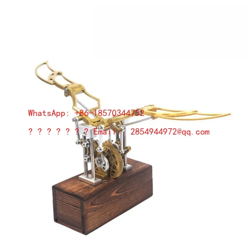 

L креативные крылья ангела персонализированные ретро механические автоматические хлопающие крылья настольный орнамент декомпрессионный артефакт