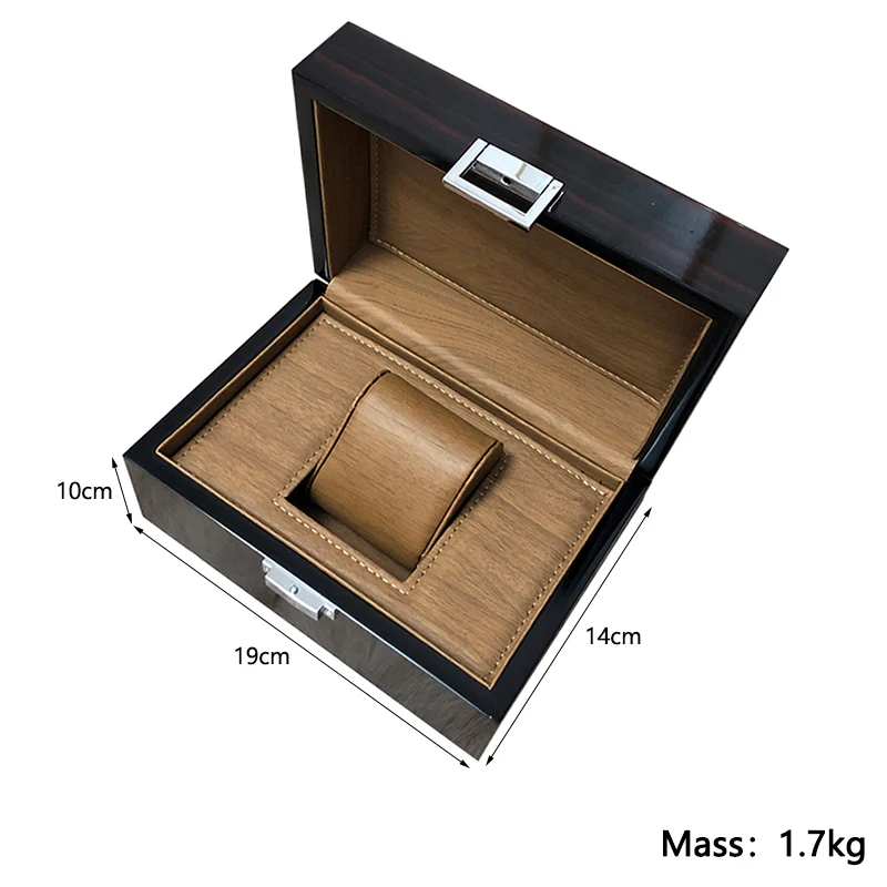 Luxury Wooden Watch Case Box Storage Display Box Organizer Maquillaje Sin Etiqueta Watch Boxes Storage Free Logo CarvingCustomiz