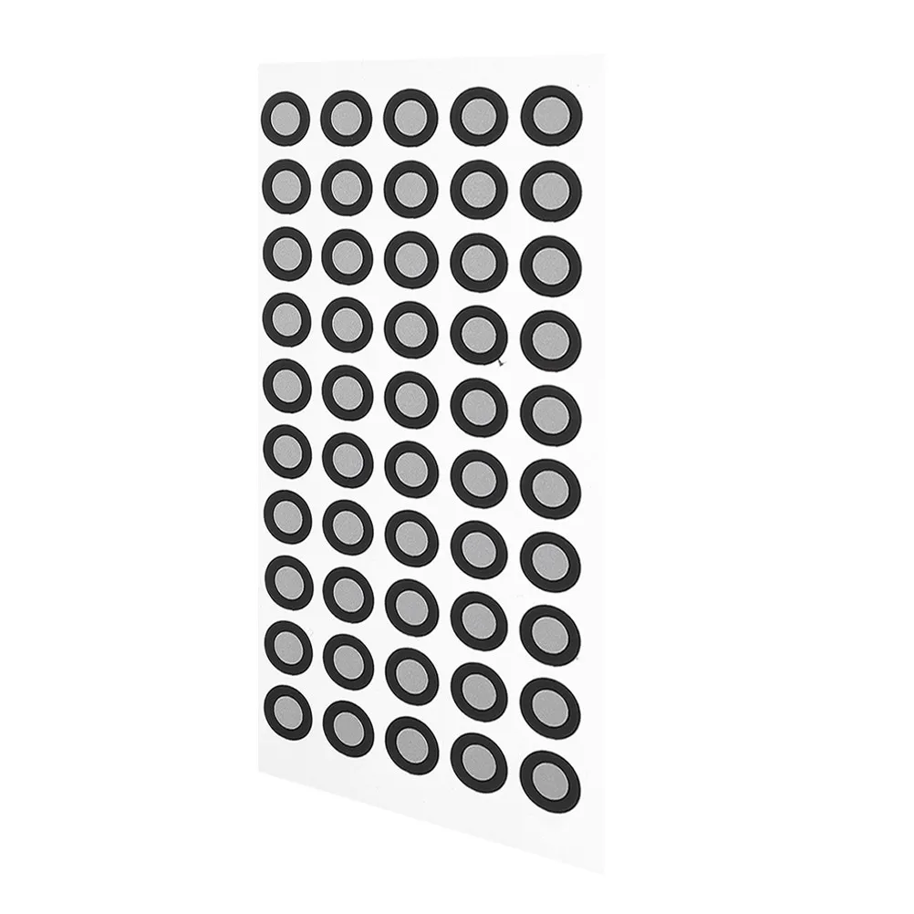 50Pcs 3D Scanning Reflective Film Markers Tear Resistant High Precision Bright Tracking Dots Reference Points for Accurate 3D