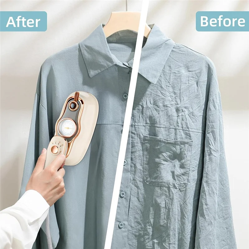 

Home Appliance-Travel Steam Iron, Handheld Garment Steamer, Portable Mini, 180° Rotatable Travel Steamer