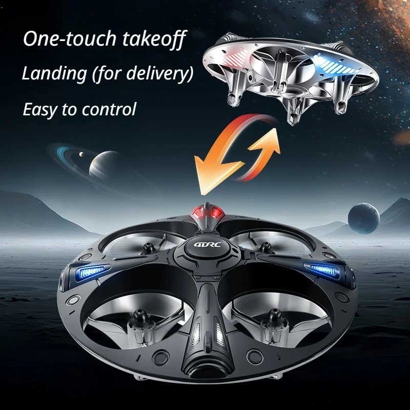 New 4DRC V43 UFO Levitating Flying Orb RC Mini Drone Indoor Outdoor Interactive Flight Saucer Toy Leisure Collection Gift