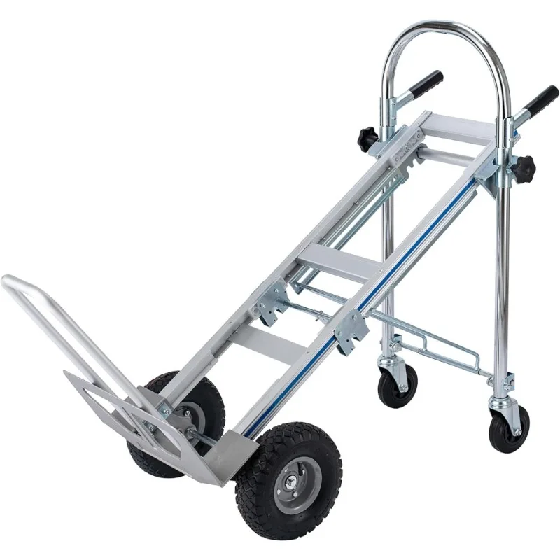 Convertible Hand Truck Aluminum Heavy Duty 3-in-1 Hand Dolly 770lbs Capacity