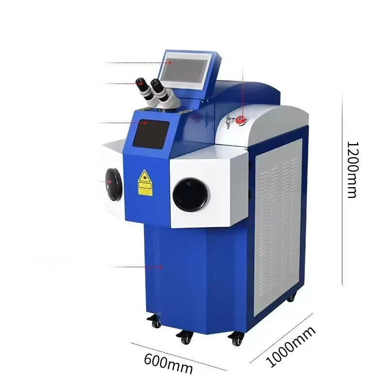 

DH-W200 Mini Desktop Jewelry Laser Welding Machine for Gold Silver Crystal Crack Repair Small Parts Precision Welding