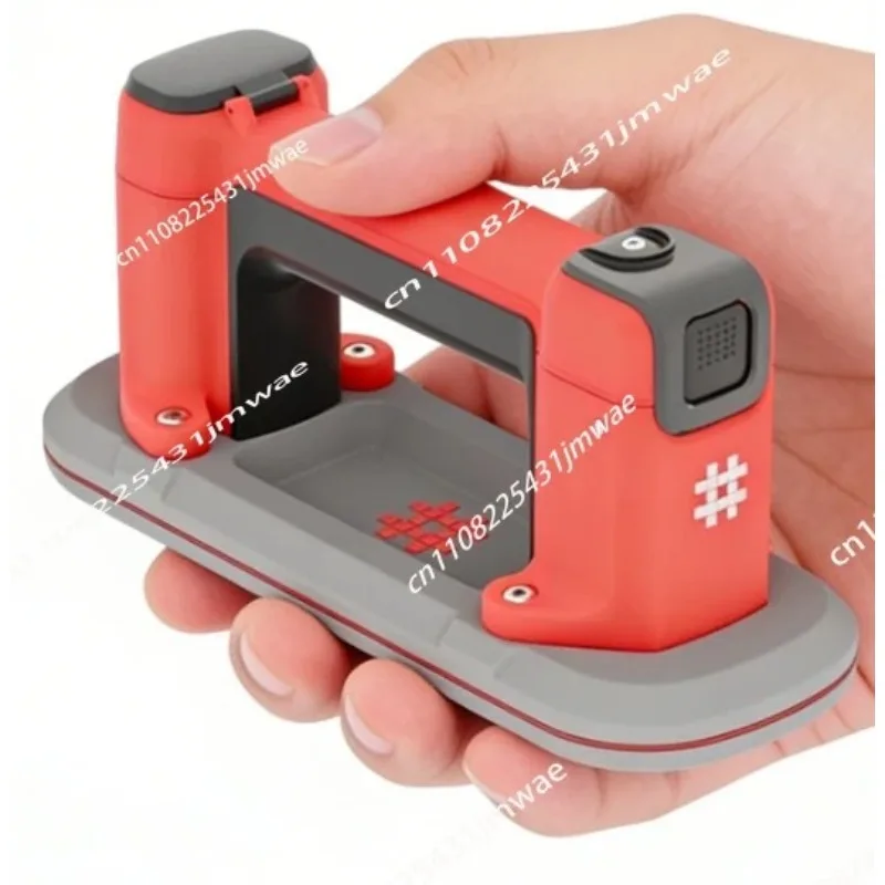 Mini Narrow Electric Suction Cup with Auto Air Compensation - Stable Adsorption Tool for Smooth Surface Transport