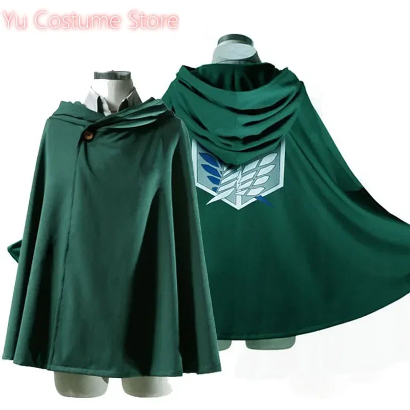 

Anime Attack Cloak Shingeki No Kyojin Scouting Legion Cosplay Costume Cos Green Cape Mens Clothes Cosplay Costume Women 2025