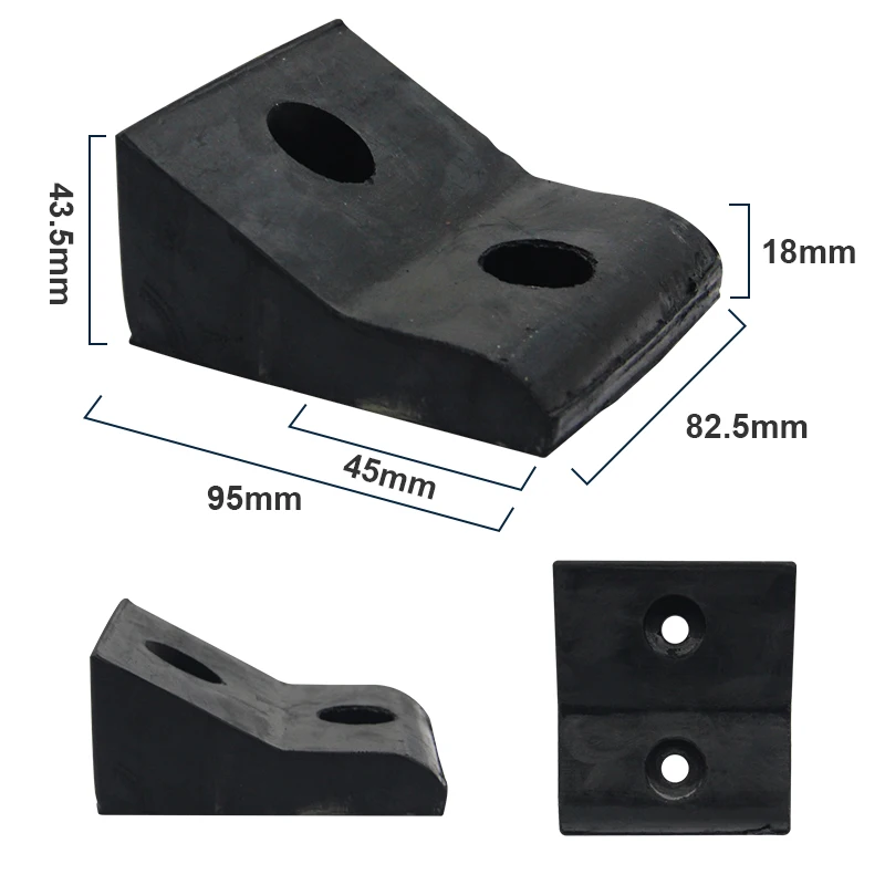 SWING GATE OPENE GATE STOP BLOCK Y Pernos de expansión M8X60