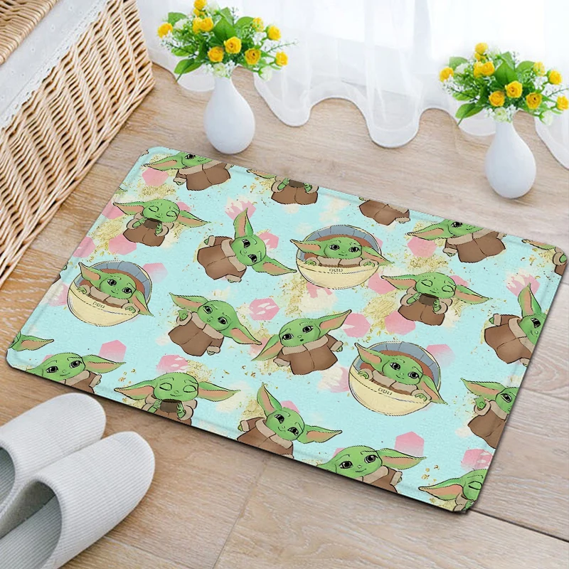 

Star Wars Flannel Carpets Anti-slip Floor Mats Game Anime Kitchen Living Room Door Bath Rectangle Doormats Home Decor Kids Gift