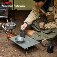 Naturehike Ultralight Mini Outdoor Table Foldable Aluminum Alloy Camping Table for Travel Picnic Barbecue Camping Furniture