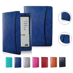 Slim Case Magnetic PU Leather Cover For Kobo Aura One 7.8 Inch Model N709 Ebook with Pocket Sleeve Protecive Shell Auto Sleep