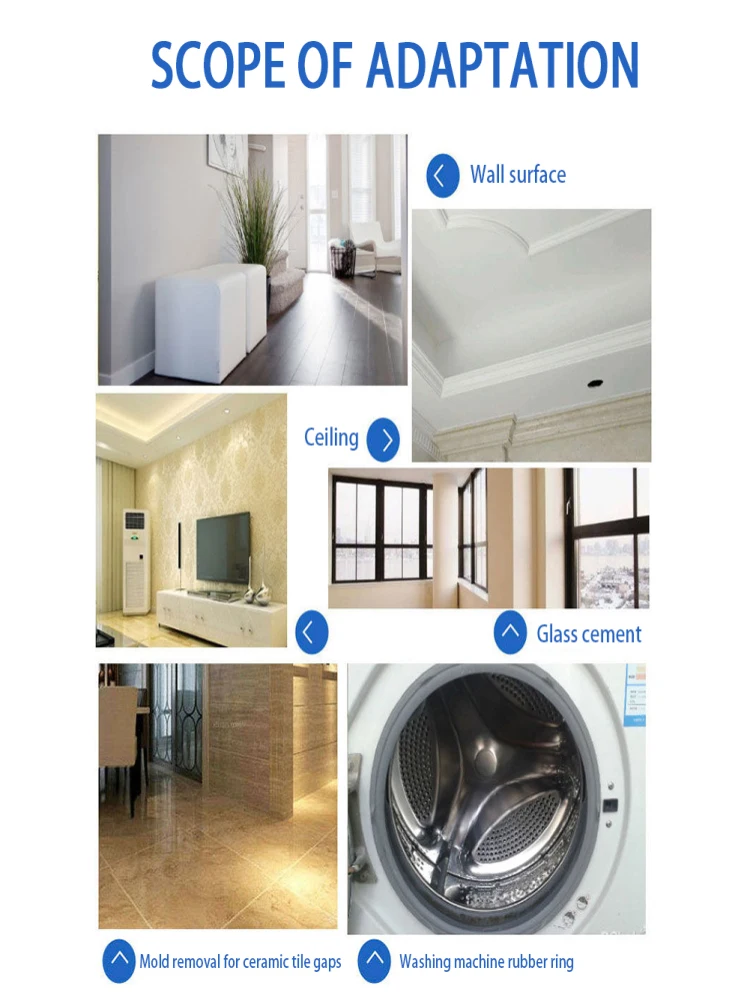 Liquide de bain pour l'élimination des moisissures, nettoyant pour l'élimination des moisissures, pénétration