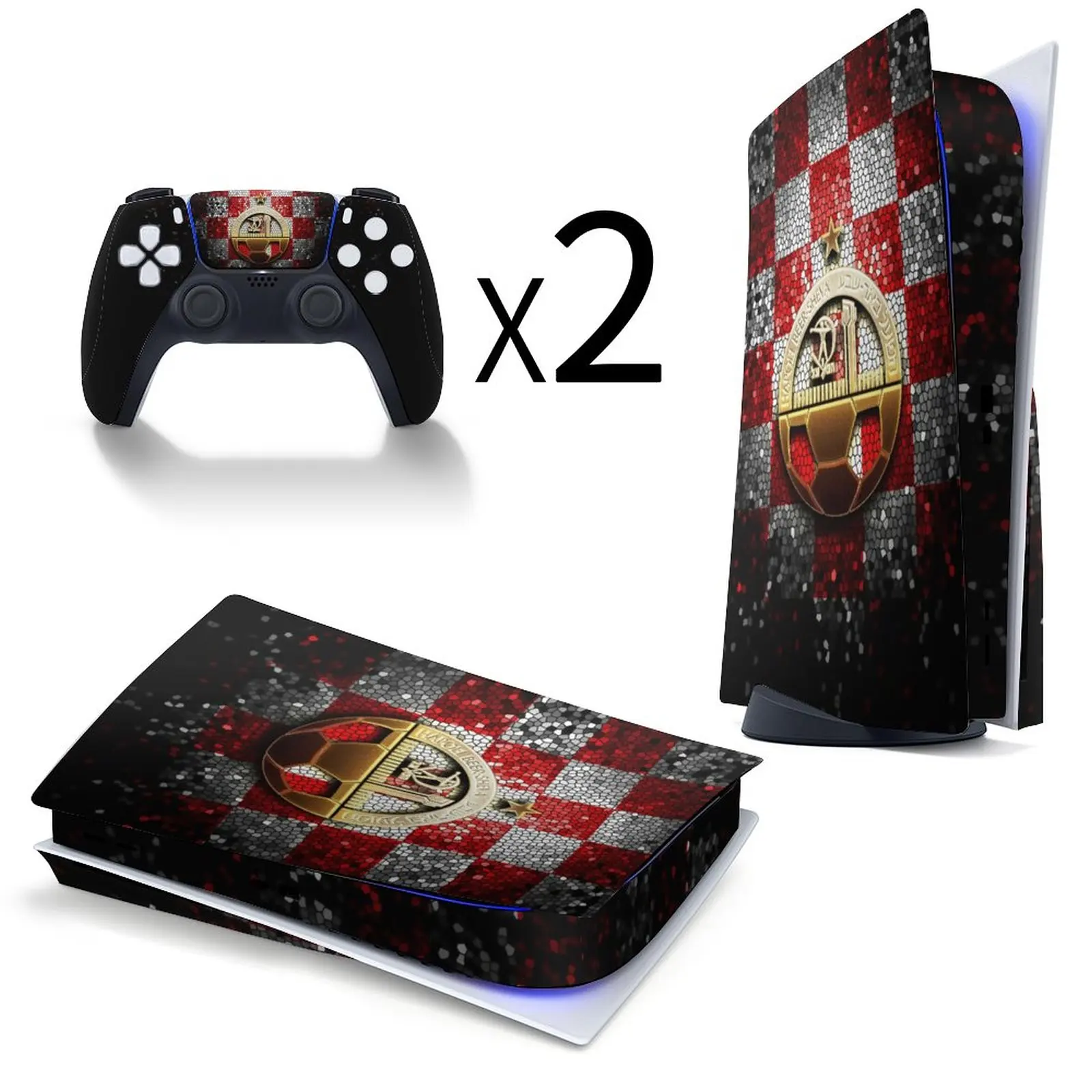 Hapoel Beer Sheva For PS5 Game Controller Protective Decal Skin For PS5 Accessory Sticker Case