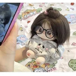Miaomiao Cotton Doll Stock 20cm Interchangeable Baby Clothes Plush Doll Figure Doll Gifts to Girls