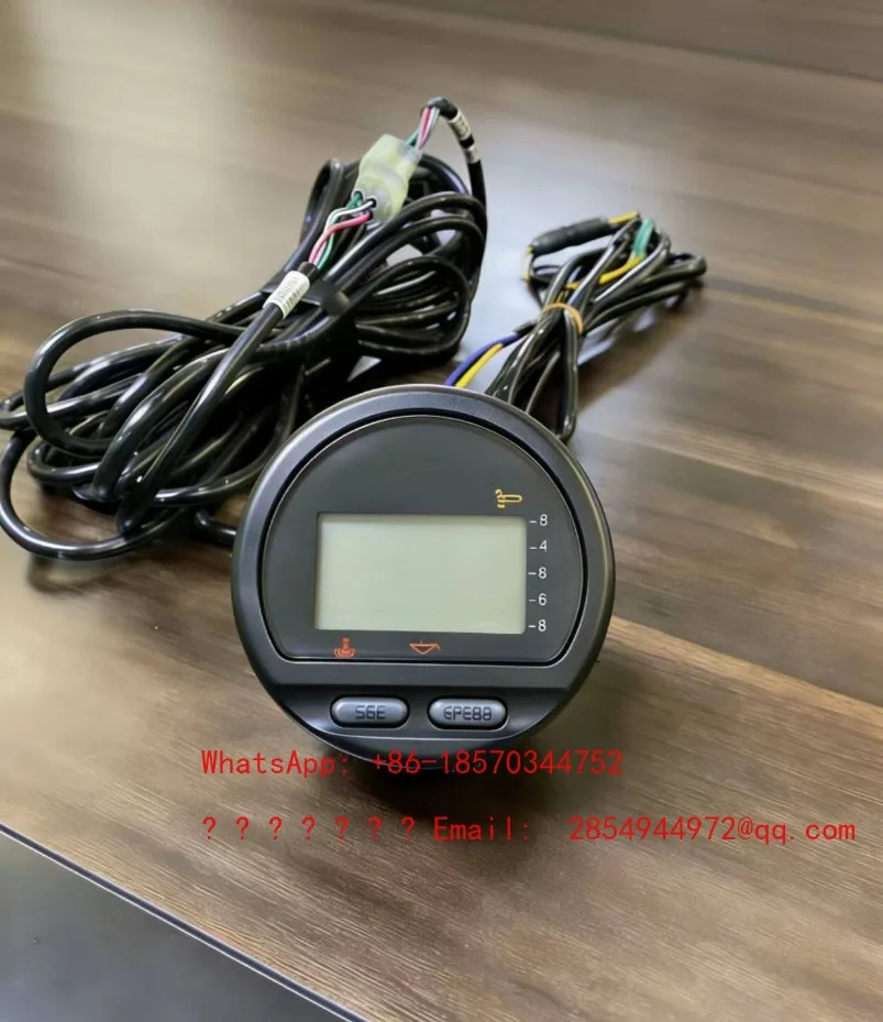 船外機用汎用タコメーターキット-デジタル多機能タコメーター-ストラップ-ワイヤーハーネス