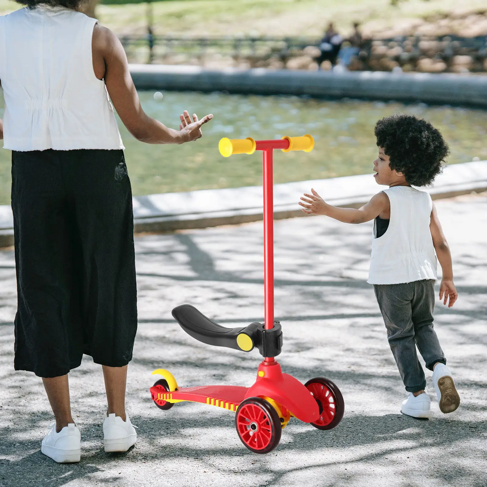 

Good Scooter Seat for Kids Portable Comfortable Adjustable Detachable Padded Ergonomic Scooter Saddle Cushion for Children